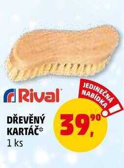 Penny Market Rival dřevěný kartáč, 1 ks nabídka