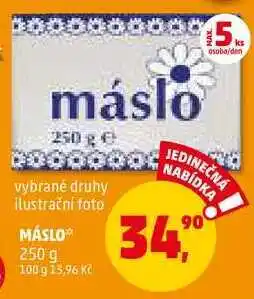 Penny Market Máslo, 250 g nabídka