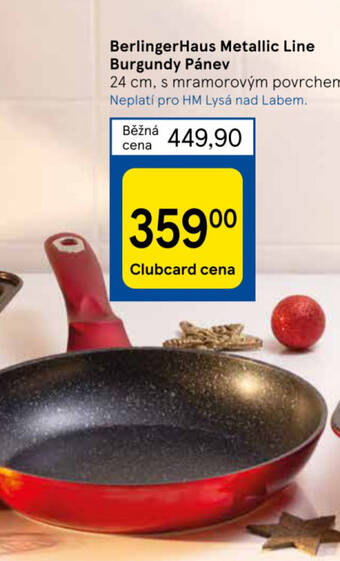 Tesco BerlingerHaus Metallic Line Burgundy Pánev nabídka