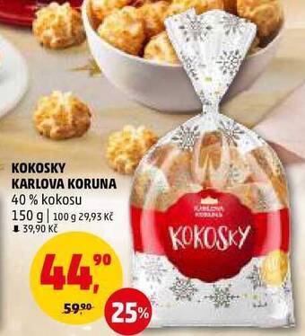 Penny Market Kokosky karlova koruna, 150 g nabídka
