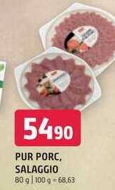 Terno Pur porc, salaggio 80 g nabídka