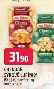 Terno Cheddar sýrové lupínky 80 g nabídka