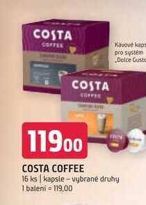 Terno Costa coffee 16 ks | kapsle nabídka