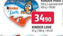 Terno Kinder love 37 g nabídka