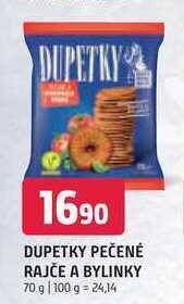 Terno Dupetky pečené rajče a bylinky 70 g nabídka