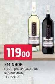 Terno Eminhof 0,75 l nabídka