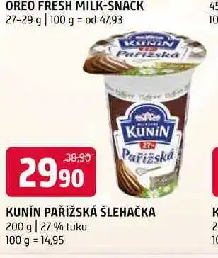 Terno Kunín pařížská šlehačka 200 g nabídka