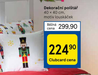 Tesco Dekorační polštář nabídka