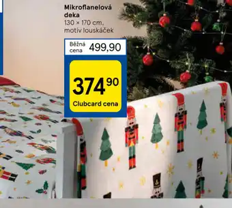 Tesco Mikroflanelová deka nabídka