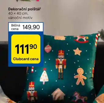 Tesco Dekorační polštář nabídka