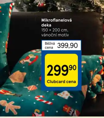 Tesco Mikroflanelová deka nabídka