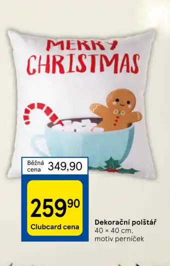 Tesco Dekorační polštář nabídka