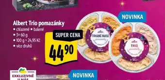 Albert Albert trio pomazánky 3x 60 g nabídka