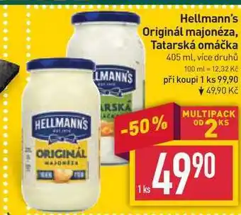 Billa Hellmann's originál majonéza 405 ml nabídka