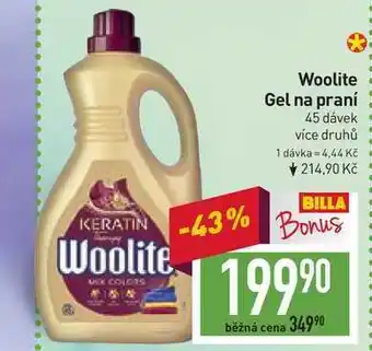 Woolite gel na praní 45 dávek