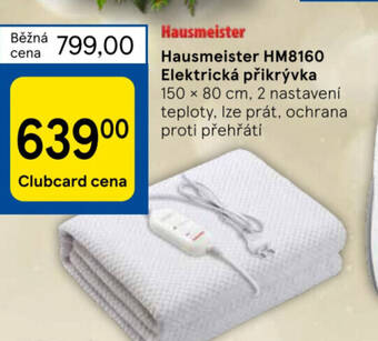 Tesco Hausmeister HM8160 Elektrická přikrývka nabídka