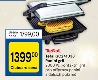 Tesco Tefal GC241D38 Panini gril nabídka