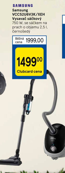 Tesco Samsung VCC52U6V3K/XEH Vysavač sáčkový nabídka