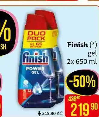 Teta Finish gel 2x 650 ml nabídka