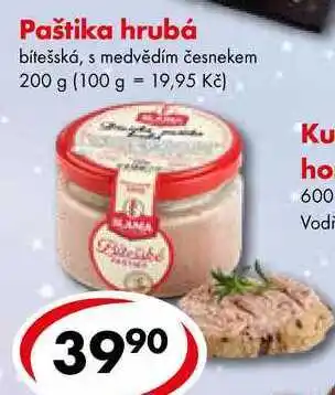 CBA Paštika hrubá, 200 g nabídka
