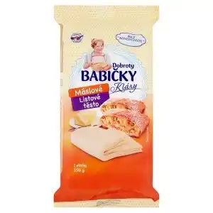 CBA Dobroty babičky kláry máslové listové těsto 350g nabídka