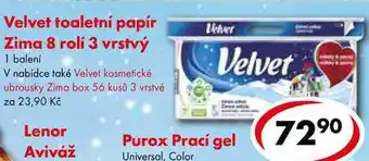 CBA Velvet toaletní papír zima, 8 rolí nabídka