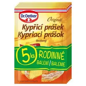 CBA Dr. oetker originál kypřicí prášek do pečiva 5 x 12g nabídka
