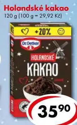 CBA Holandské kakao, 120 g nabídka