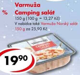 CBA Varmuža salát camping, 150 g nabídka