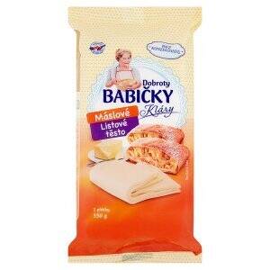CBA Dobroty babičky kláry máslové listové těsto 350g nabídka