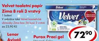 CBA Velvet toaletní papír zima, 8 rolí nabídka