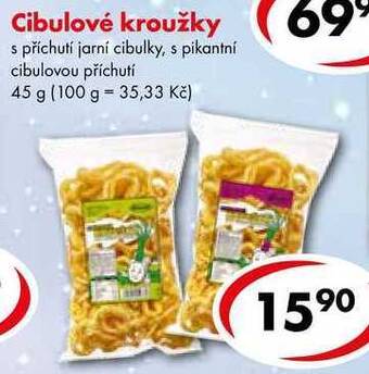 CBA Cibulové kroužky, 45 g nabídka