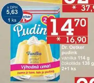 Jip Dr. oetker pudink vanilka, 114 g nabídka