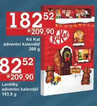 Jip Kit kat adventní kalendář, 208 g nabídka