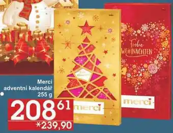 Jip Merci adventní kalendář, 255 g nabídka