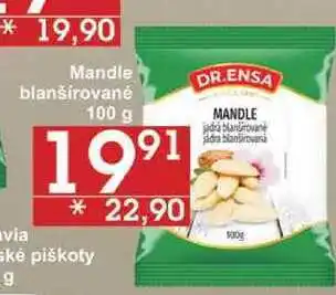 Jip Dr. ensa mandle blanširované, 100 g nabídka