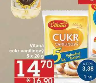 Jip Vitana cukr vanilinový, 5 x 20 g nabídka