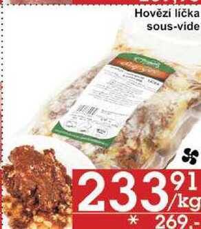 Jip Hovězí líčka sous-vide, 1 kg nabídka