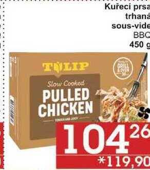 Jip Kuřecí prsa trhaná sous-vide bbc, 450 g nabídka