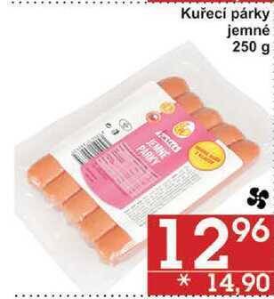 Jip Kuřecí párky jemné, 250 g nabídka