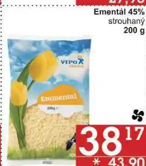 Jip Vepox ementál 45% strouhaný, 200 g nabídka