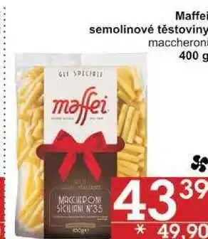 Jip Maffei semolinové těstoviny maccheroni, 400 g nabídka