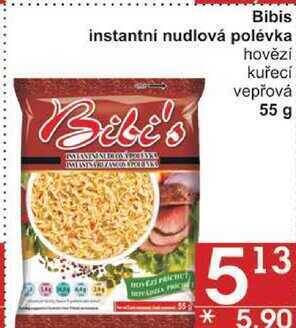 Jip Bibis instantní nudlová polévka hovězí, 55 g nabídka