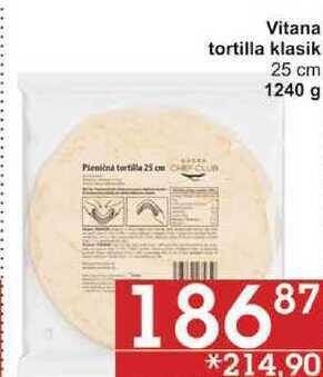 Jip Vitana tortilla klasik 25 cm, 1240 g nabídka