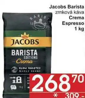 Jip Jacobs barista zrnková káva crema espresso, 1 kg nabídka
