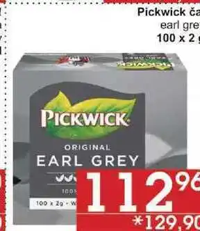 Jip Pickwick čaj earl grey, 100 x 2 g nabídka