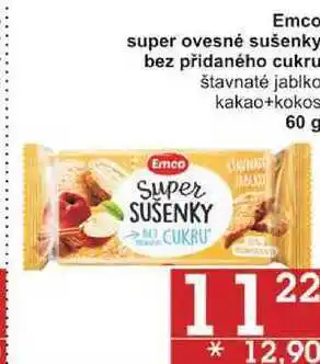 Jip Emco super ovesné sušenky bez přidaného cukru štavnaté jablko, 60 g nabídka
