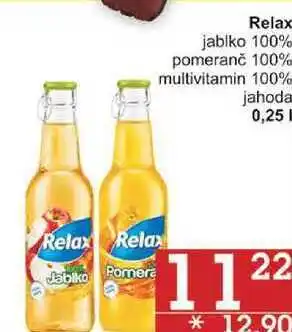 Jip Relax jablko 100%, 0,25 l nabídka