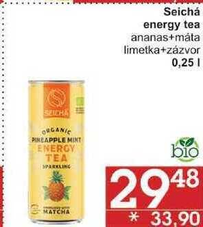 Jip Seichá energy tea ananas+máta, 0,25 l nabídka