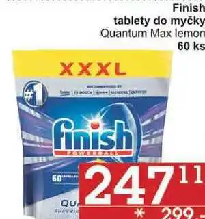 Jip Finish tablety do myčky quantum max lemon, 60 ks nabídka